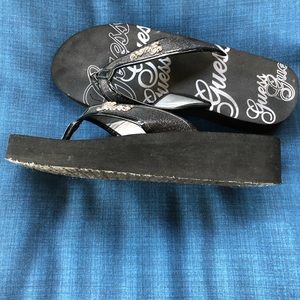 Guess Wedge Flip Flops